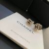 圖片 Chanel 黑金水鑽小冰糖耳針
