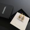 圖片 Chanel 黑金水鑽小冰糖耳針
