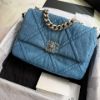 圖片 Chanel 淺牛仔銀釦19bag