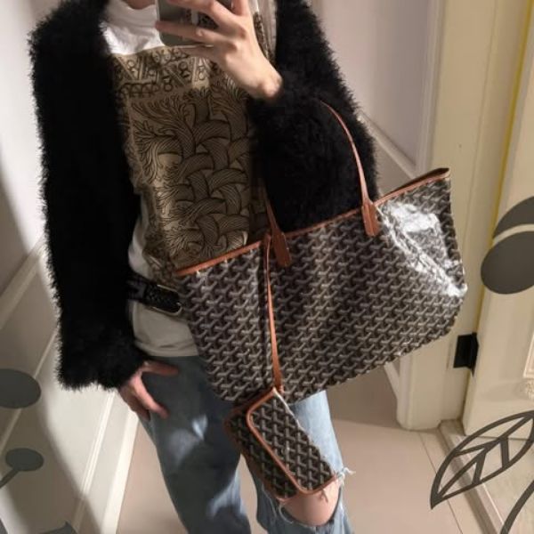 圖片 Goyard 金棕tote bag pm 