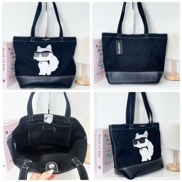 圖片 Karl Lagerfeld｜卡爾 老佛爺 帆布 大托特