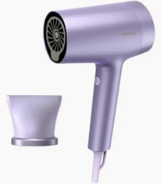 圖片 PHILIPS 飛利浦 水光感護色溫控負離子吹風機 - BHD720/01(霧銀紫)