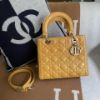 圖片 Dior 芒果黃漆皮五格黛妃