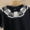圖片 Hermes 黑色圖騰短T