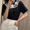 圖片 Hermes 黑色圖騰短T