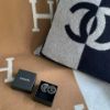 圖片 Chanel 黑色珍珠圓形耳夾