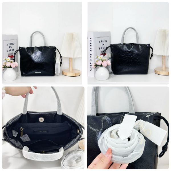 圖片 CHARLES & KEITH｜小CK 抽繩手提 托特包