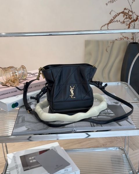 圖片 【YSL】JAMIE 迷你羊皮肩包 黑色
