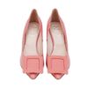 圖片 Roger Vivier 展示品 漆皮經典方釦高跟鞋#35(粉)