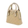 圖片 Gucci 展示品 Ophidia 帆布手提/斜背迷你貝殼包(772216-淺米)