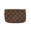 圖片 Louis Vuitton 櫻花圖案帆布金鍊小包(N60259-咖)