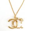 圖片 Chanel 展示品 Mark Gabrielle 標誌鑲鑽雙C造型項鍊(金)
