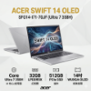 圖片 ACER 宏碁Swift Go SFG14-I71-70JF 銀(CX7-358H/32G/512G/W11/WUXGA/OLED)14吋AI效能筆電🎈送保護套/滑鼠墊/鍵盤膜🎈