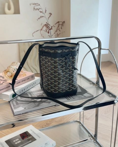 圖片 【GOYARD】PETIT FLOT 大水桶包 黑色