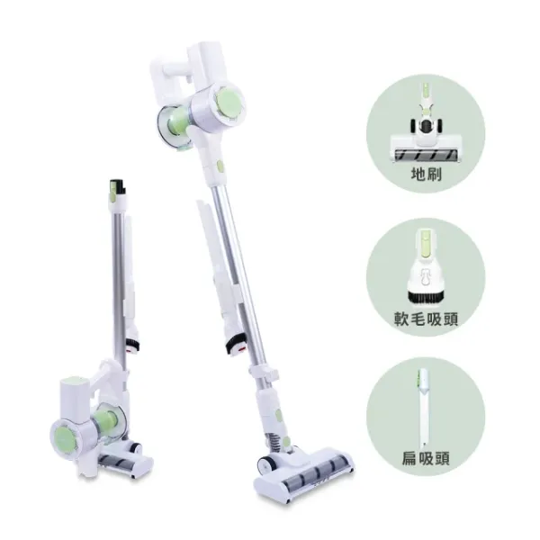 圖片 Kolin 歌林 HEPA手持無線吸塵器KTC-MN1185A(多用配件/絨毛滾輪地刷/免壁掛)