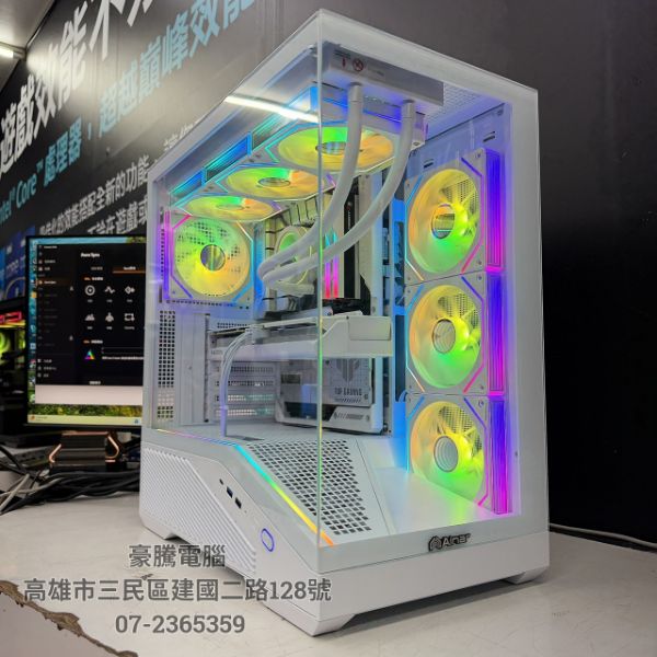 圖片 小金虎3號機 二手整新 INTEL I7-12700KF 獨顯 RX9060XT 16G 暗黑犬 白色海景房