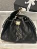 圖片 CHANEL AS5311 25C 秀款 小型Hobo 肩背包 黑 荔枝紋 30*26*14 cm