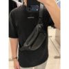 圖片 Louis Vuitton Lv 經典 午夜黑 老花logo設計 新款 手提 腰包