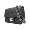 圖片 Chanel 展示品 Coco 淡金logo羊皮方胖斜背包-17cm(A35200-黑)