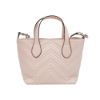 圖片 Gucci 展示品 Marmont 衍縫納帕牛皮手提/斜背兩用包(855391-櫻花粉)