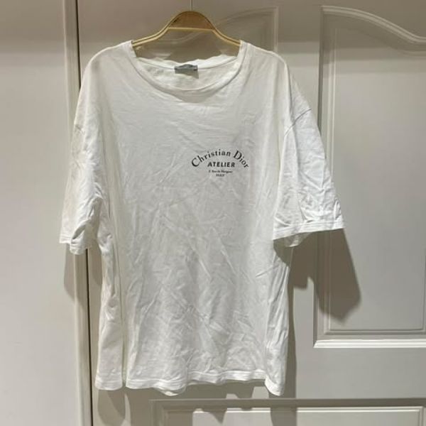 圖片 Dior 白色字母短t