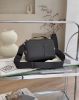 圖片 【LOEWE】緞面小牛皮迷你相機包 深灰色