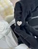 圖片 【CHANEL】26P 愛心閃鑽耳夾