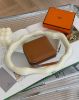 圖片 【HERMES】SILLK'IN 絲巾短夾 金棕