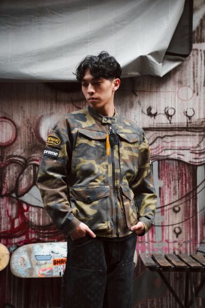  Supreme SS26 Week3 Vanson Leathers® Cordura® Jacket "Camo" 