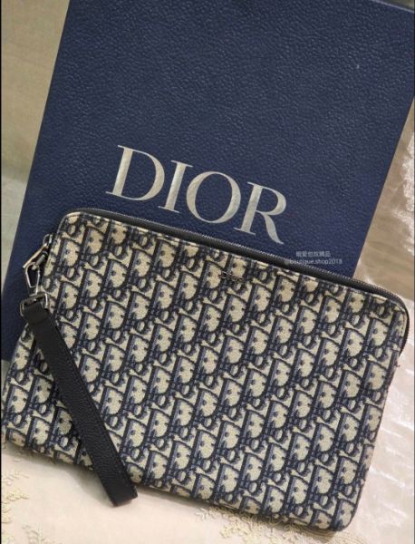 圖片 Dior Oblique 老花手拿包｜男士手拿包