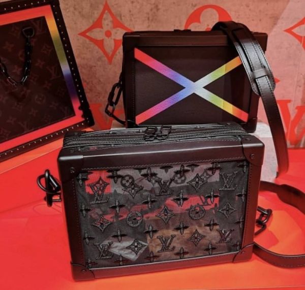 圖片 Louis Vuitton LV M53964 SOFT TRUNK 蕾絲 黑 