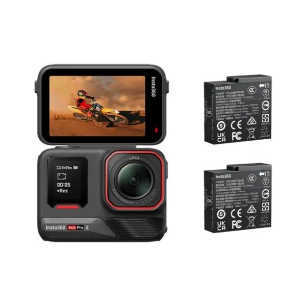 圖片 Insta360 ACE PRO 2 翻轉螢幕運動相機 雙電版