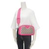 圖片 Gucci 展示品 Ophidia GG Supreme 帆布漸層斜背相機包(752591-桃紅/棕)