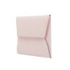 圖片 Hermes 展示品 Bastia Chevre 山羊皮方型暗釦零錢包(櫻花粉)