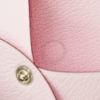 圖片 Hermes 展示品 Bastia Chevre 山羊皮方型暗釦零錢包(櫻花粉)