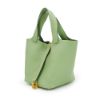 圖片 Hermes 展示品 Picotin 18 牛皮金釦水桶包(3I牛油果綠)