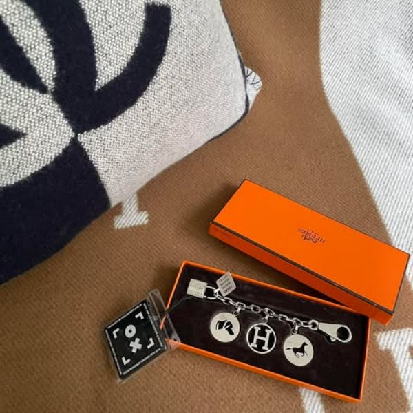 圖片 Hermes 絕版中古多元素H掛件
