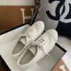 圖片 Chanel logo帆布小白鞋