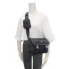 圖片 Prada Re-Nylon 銀三角logo尼龍雙釦斜背包(2VD034-黑)
