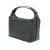 圖片 Bottega Veneta Wallace Mini 牛皮手提單肩包(754443-黑)