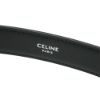 圖片 Celine 平滑牛皮銀釦凱旋門皮帶/腰帶(黑)
