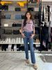 圖片 Chanel 山茶花多元素直筒牛仔褲