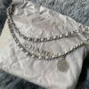 圖片 Chanel 淺灰銀釦22bag小號
