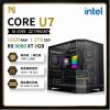 圖片 【最新 入門級電競首選 】 Ultra 7 155H / RX 9060 XT/ 8G GDRR6 / 1TB Gen4 SSD/Cooler Master 750W/艾納爾L420  機殼