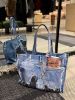 圖片 《我最便宜!全新正品》Acne Studios 錯視丹寧印花托特包