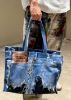 圖片 《我最便宜!全新正品》Acne Studios 錯視丹寧印花托特包