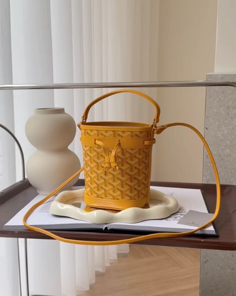 圖片 【GOYARD】PETIT FLIT 迷你水桶包 黃色