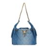 圖片 Chanel 25 Bag 牛仔布金釦鏈帶肩背包-小(AS5293-牛仔藍)