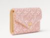 圖片 《我最便宜!全新正品》Louis Vuitton LV  最新緹花短夾 粉色