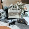 圖片 CELINE CABAS THAIS 咖色條紋托特包